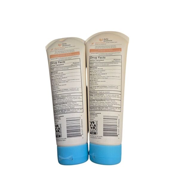 Aveeno Baby Daily Moisture Body Lotion for Sensitive Skin 8oz Lot of 2 - Picture 2 of 2